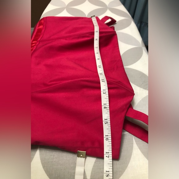 Dark Pink Lined Dress - Picture 7 of 12